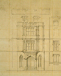 Brunel sketch for a hotel design (University of Bristol)