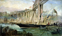 Opening of Royal Albert Bridge (Elton Collection: Ironbridge Gorge Museum Trust)