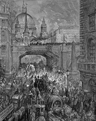 Congested London (Elton Collection: Ironbridge Gorge Museum Trust)