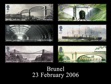 Royal Mail Brunel stamps