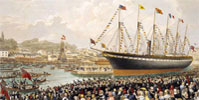 Launch of ss Great Britain