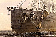 Illustrations of ss Great Eastern laying the Atlantic Cable (ICE)