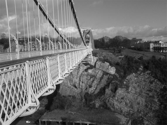 View towards Clifton.