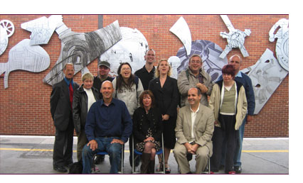 art+power and Arup – Mural at Temple Meads Station.