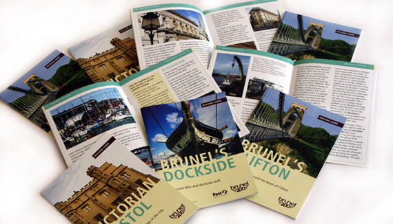 Brunel trail guides – Brunel's Clifton, Brunel's Dockside and Victorian Bristol.